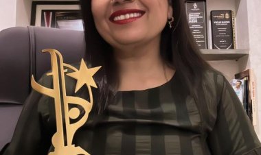 Kiran Swami Receives Coveted 'Best Author' Award at Super Women's Awards 2023 in Bikaner