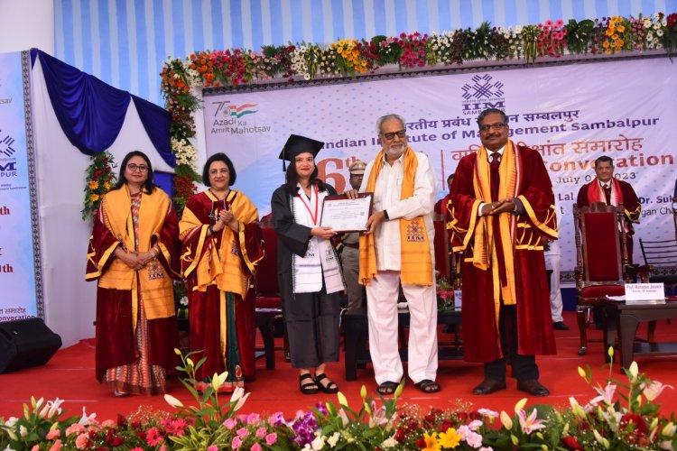 IIM Sambalpur Confers 322 MBA Graduates of 6th & 7th batch at an Annual Convocation