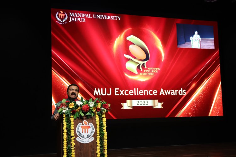 Manipal University Jaipur organises annual 'MUJ Excellence Awards-2023'