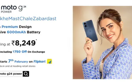 Motorola Launches moto g24 power: Premium Design, Massive Battery, Latest Android at Affordable Price