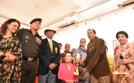 PAINTING EXHIBITION OF ESPECIALLY ABLED KIDS INAUGURATED AT JKK