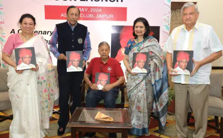 LAUNCH OF BOOK BASED ON RAGHU SINHA