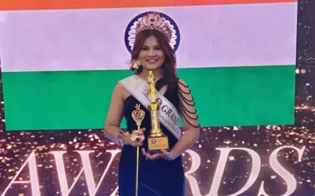 Komal Vaishnav from Jalore Crowned Miss Universe Grand Global Ambassador 2025 in Malaysia